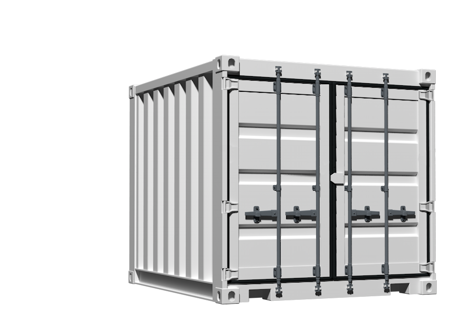 Container maritimes de 6 pieds