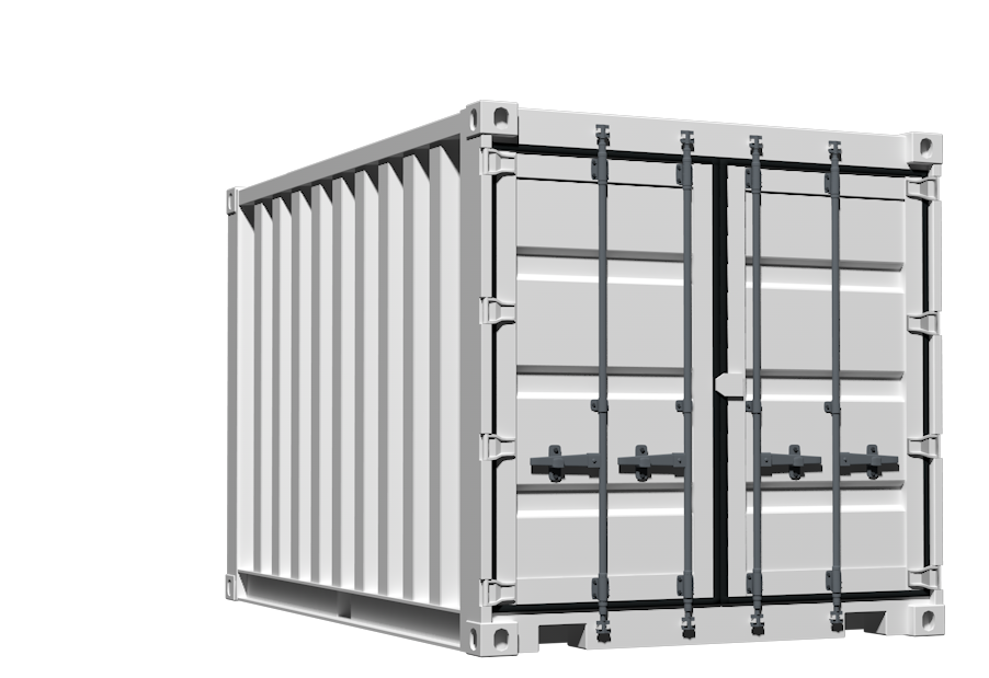 Container maritimes de 8 pieds